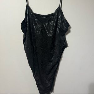 Snake print bodysuit